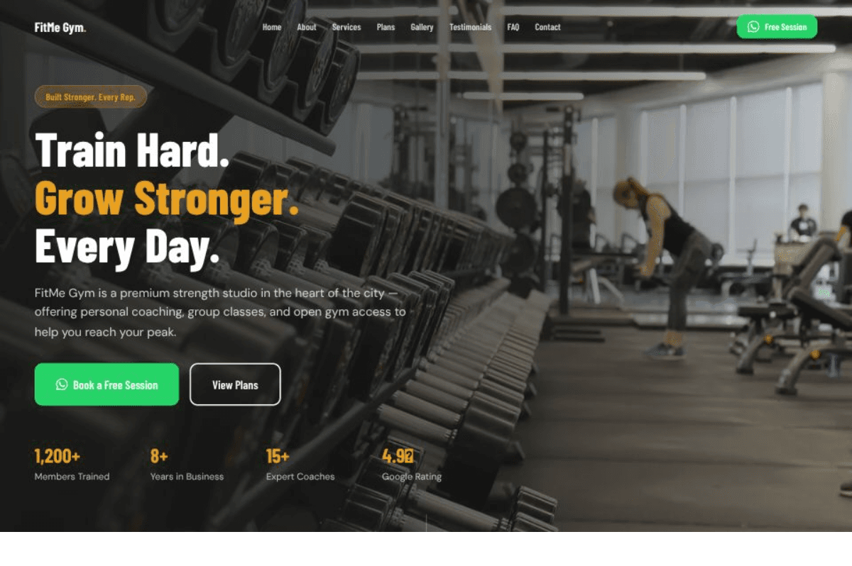 Gym Website